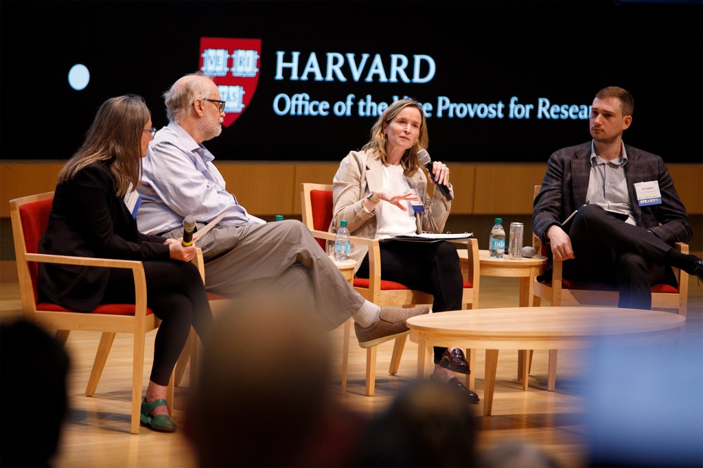 AI symposium panel.