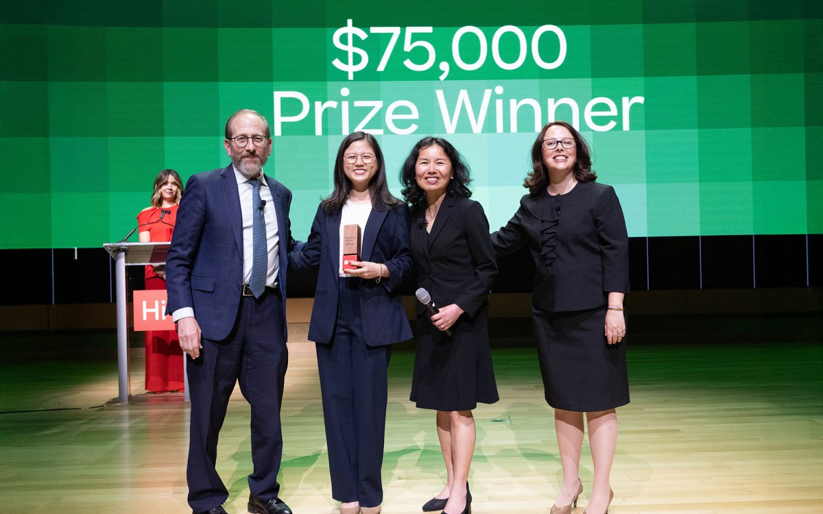 Top winners in President's Innovation Challenge.