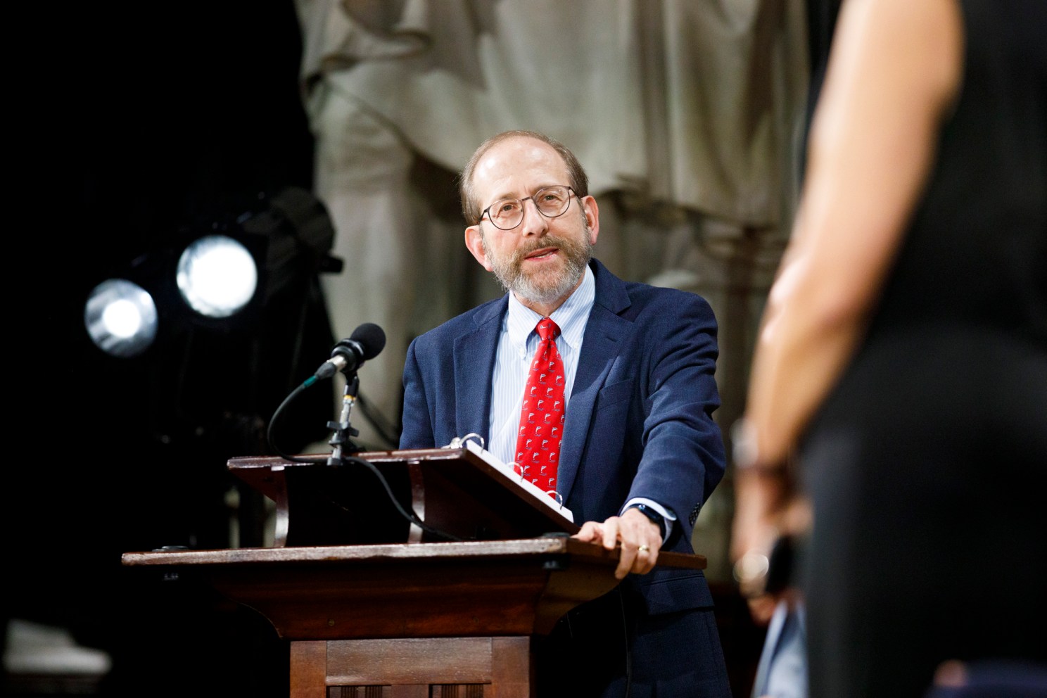Harvard President Alan Garber.