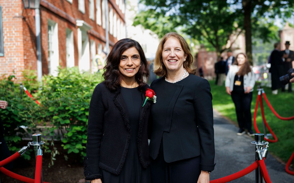 Monica Bharel (left) and Sylvia Mathews Burwell.