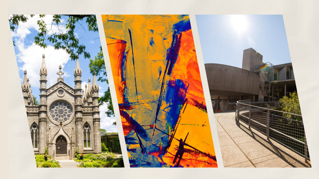 A walking elegy, tiny gallery, and gentle Brutalist