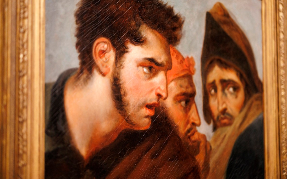After Antoine-Jean Gros, French (Paris 1771 - 1835 Meudon), Three Male Heads from the Capitulation of Madrid, December 4, 1808, after 1810, Oil on canvas.