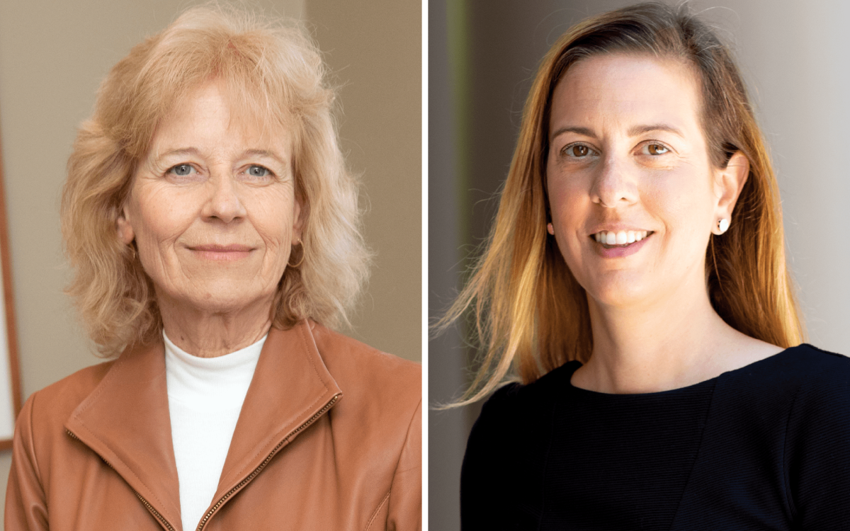 Peggy Newell and Nicole Merhill.