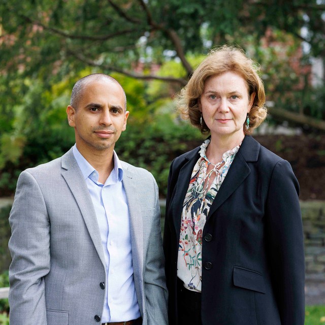 Amir Mohareb and Louise Ivers.