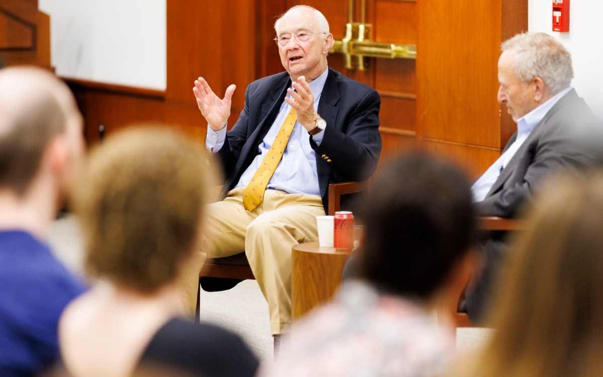 Senator Phil Gramm and Lawrence Summers.