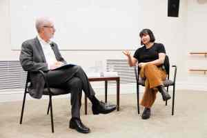 Derek Penslar (left) and Michelle Goldberg.