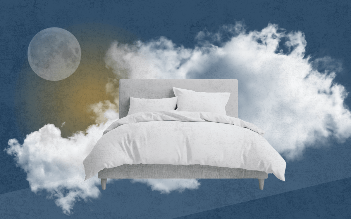 bed in the clouds