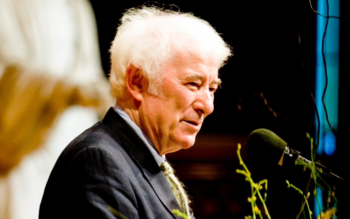 Seamus Heaney.