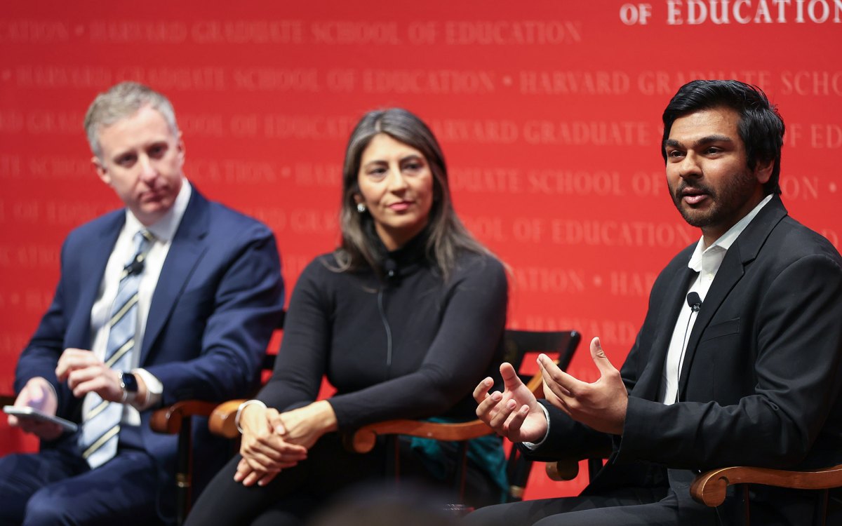 Keith Parker (from left), Yenda Prado, and Kedaar Sridhar.