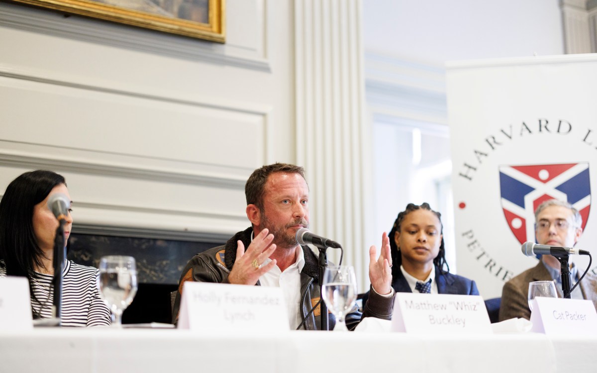 Holly Fernandez Lynch (from left), Matthew “Whiz” Buckley, Cat Packer, and David Yaden.