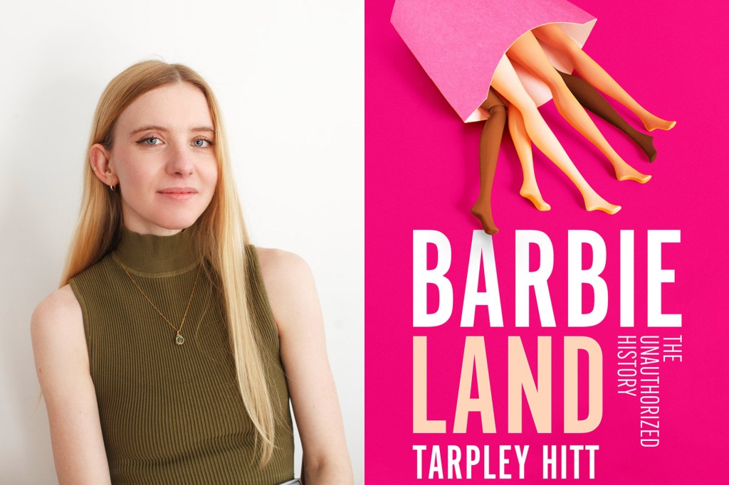 Author Tarpley Hitt and book cover.