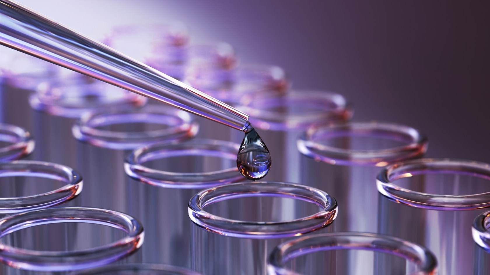 Glass Pipette and Test Tubes.