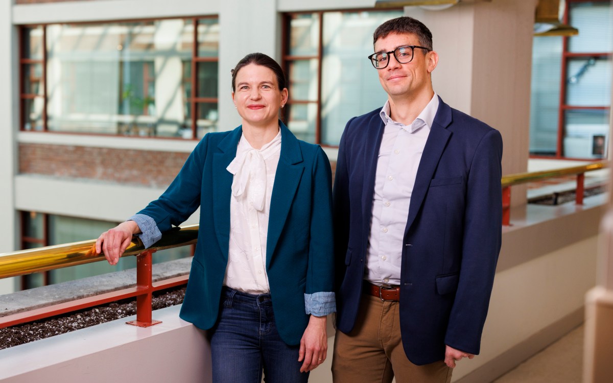 Esther Rheinbay (left) and Luis Antonio Corchete Sánchez.