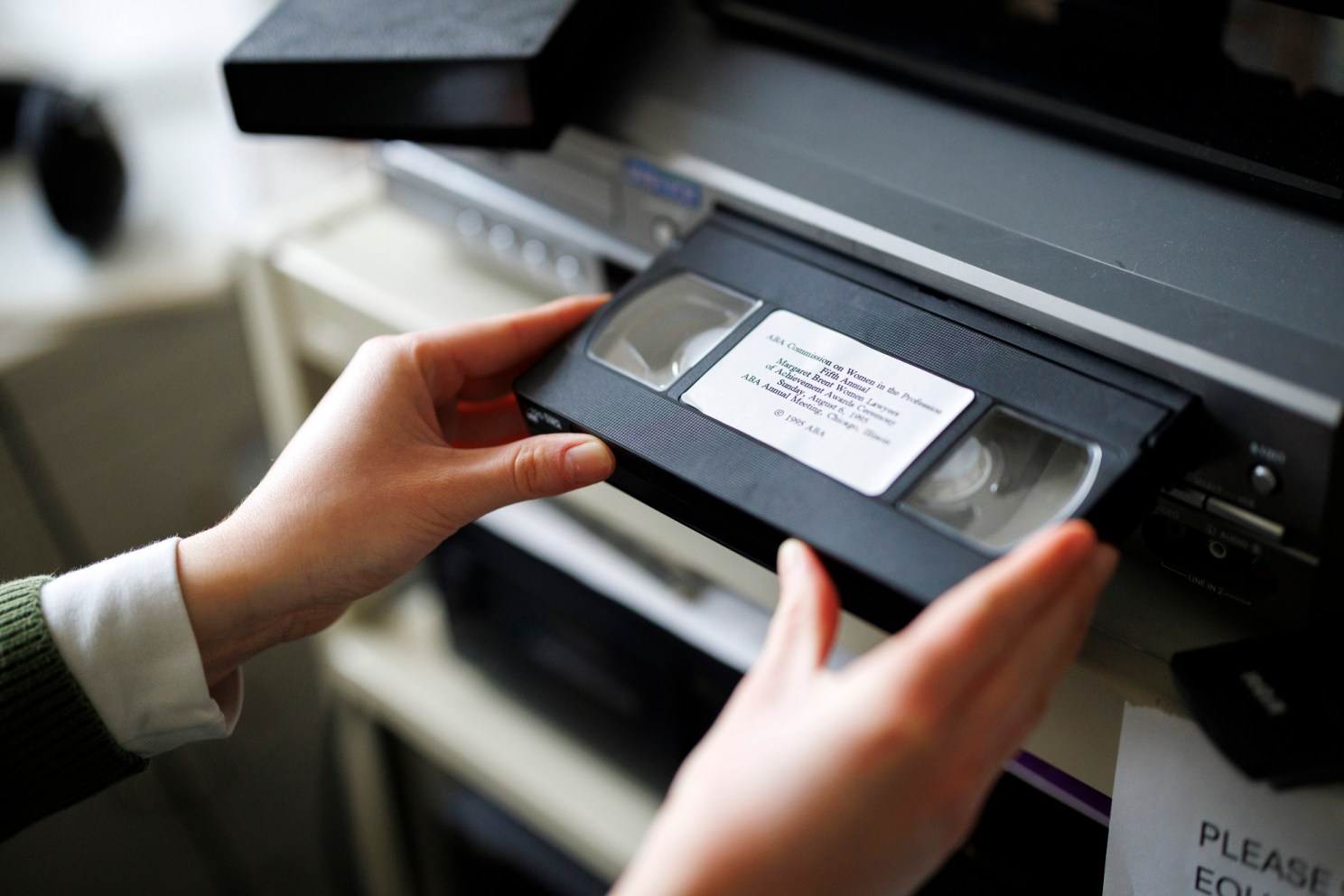 VHS tape