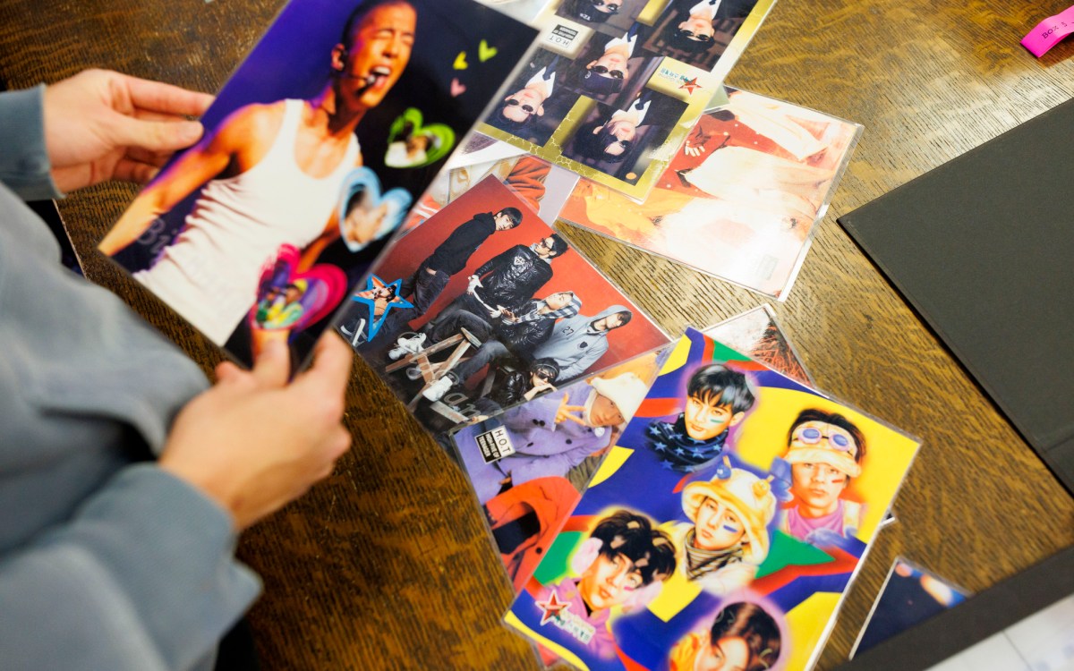 K-pop commericial goods.