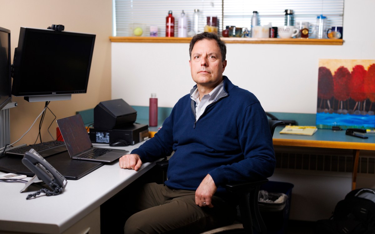 David Grabowski in his office.