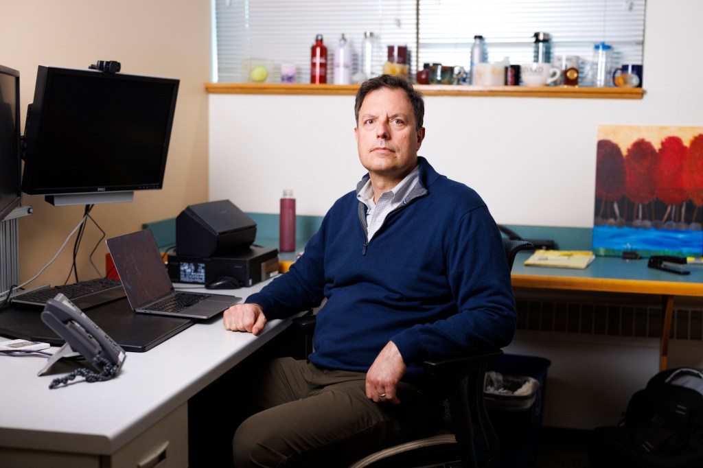 David Grabowski in his office.