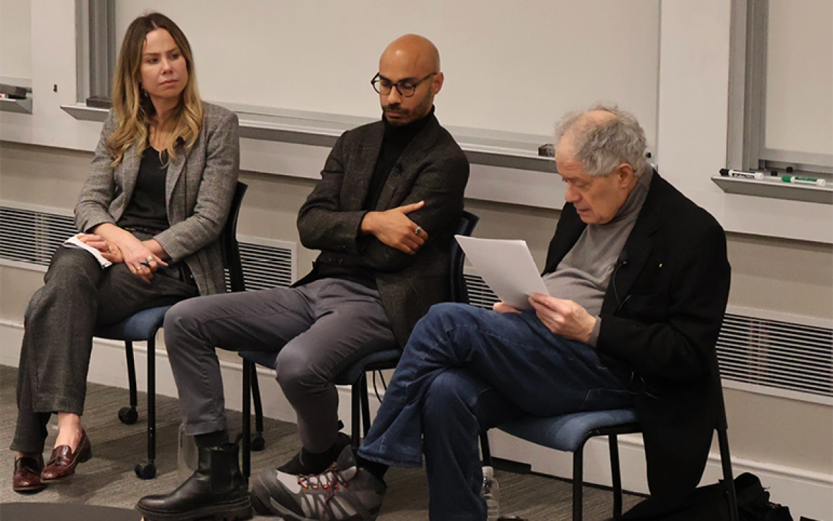 Anastasia Berg, Jesse McCarthy, and George Scialabba.
