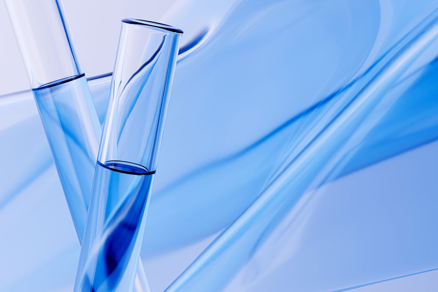 Science image with test tubes.