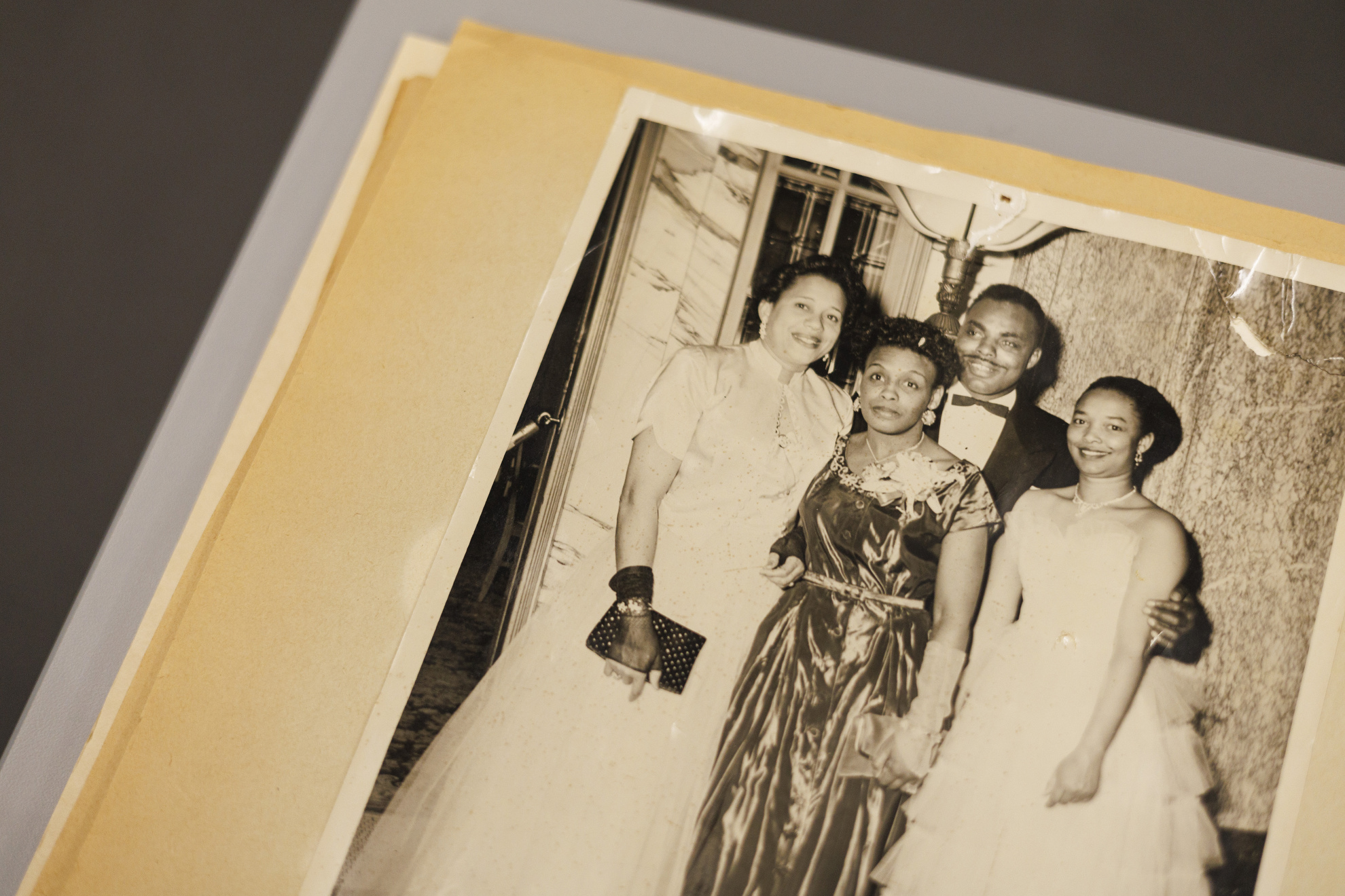 Detail of a photograph from the scrapbook of Maggie Neyland Chatman, 1940-1965.