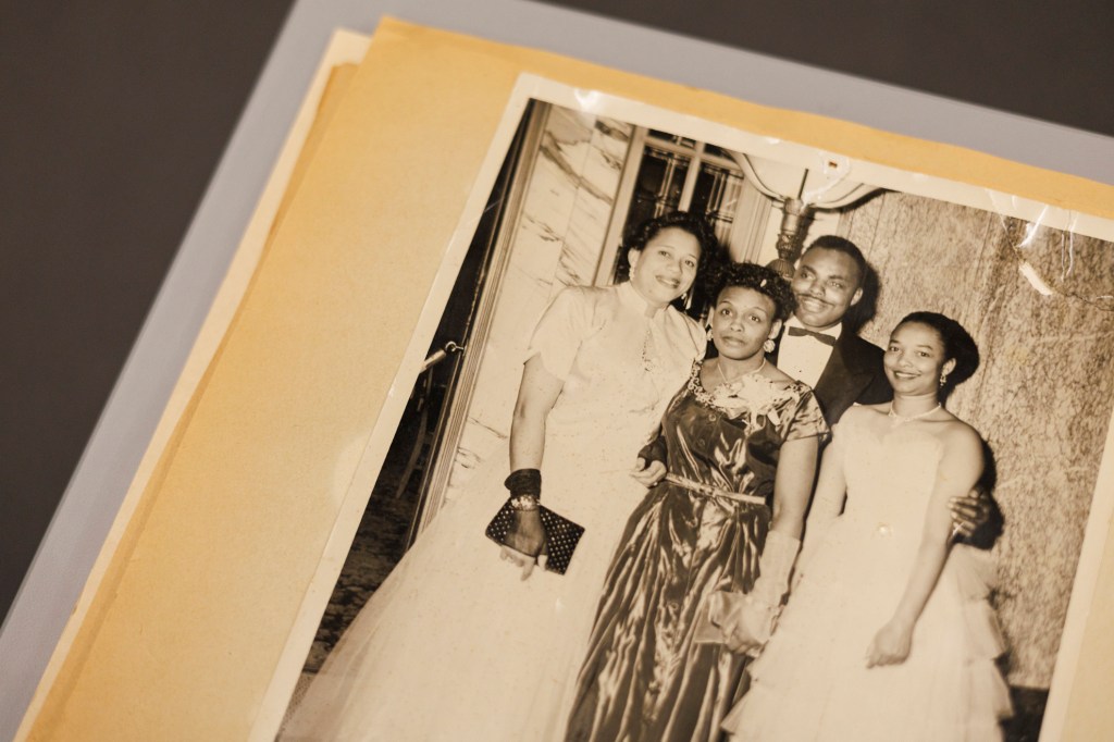 Detail of a photograph from the scrapbook of Maggie Neyland Chatman, 1940-1965.