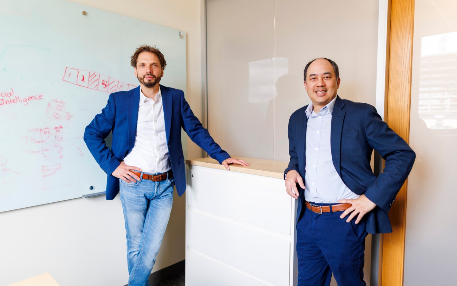 Hugo Aerts (left) and Raymond Mak.