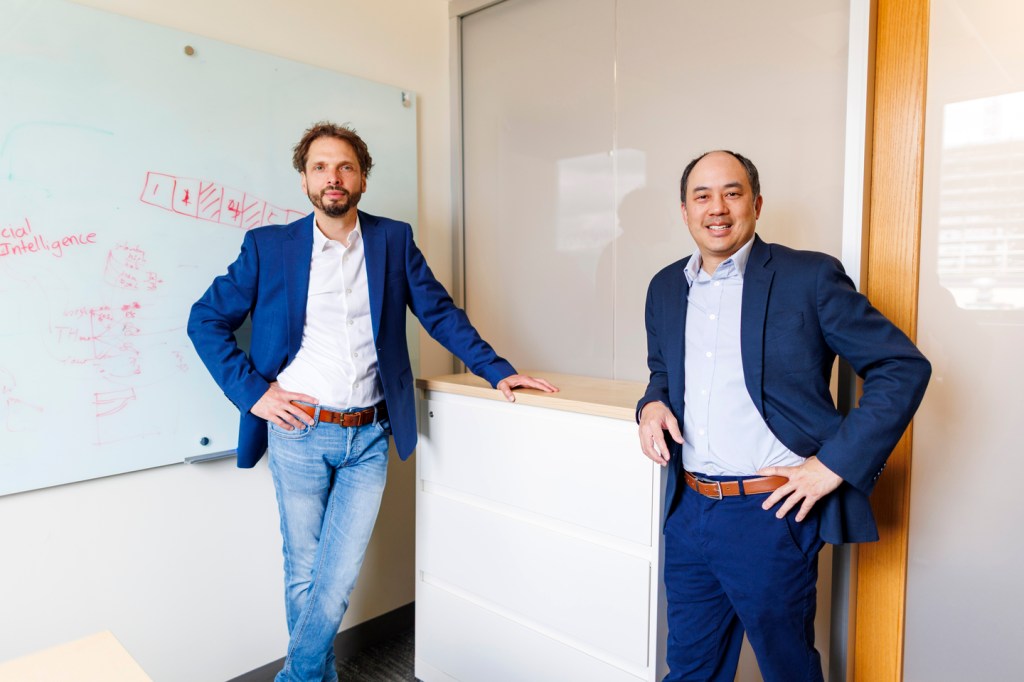 Hugo Aerts (left) and Raymond Mak.