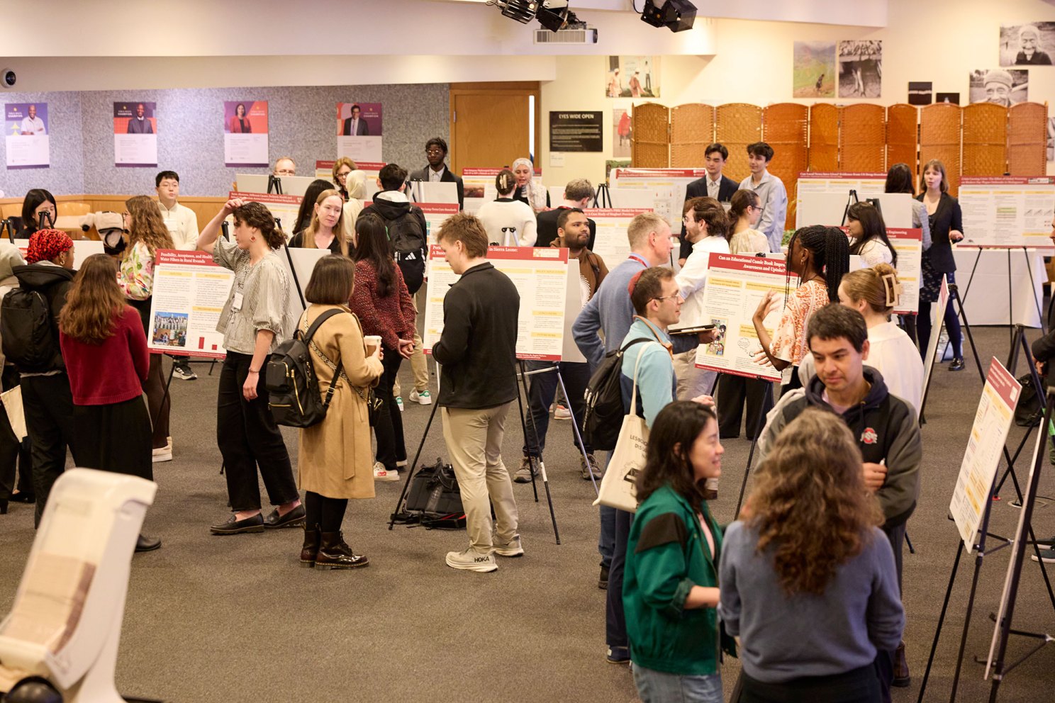 Student Research Showcase. Photographed on the Chan campus.