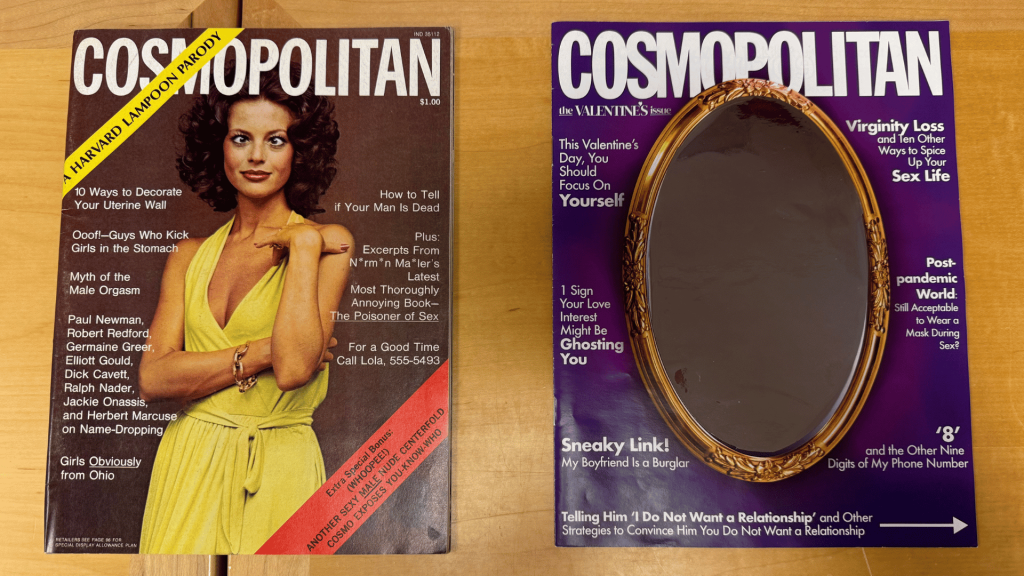 Lampoon spoof versions of Cosmo Magazine 