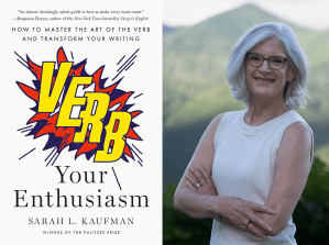 Sarah L. Kaufman and her book cover "Verb"