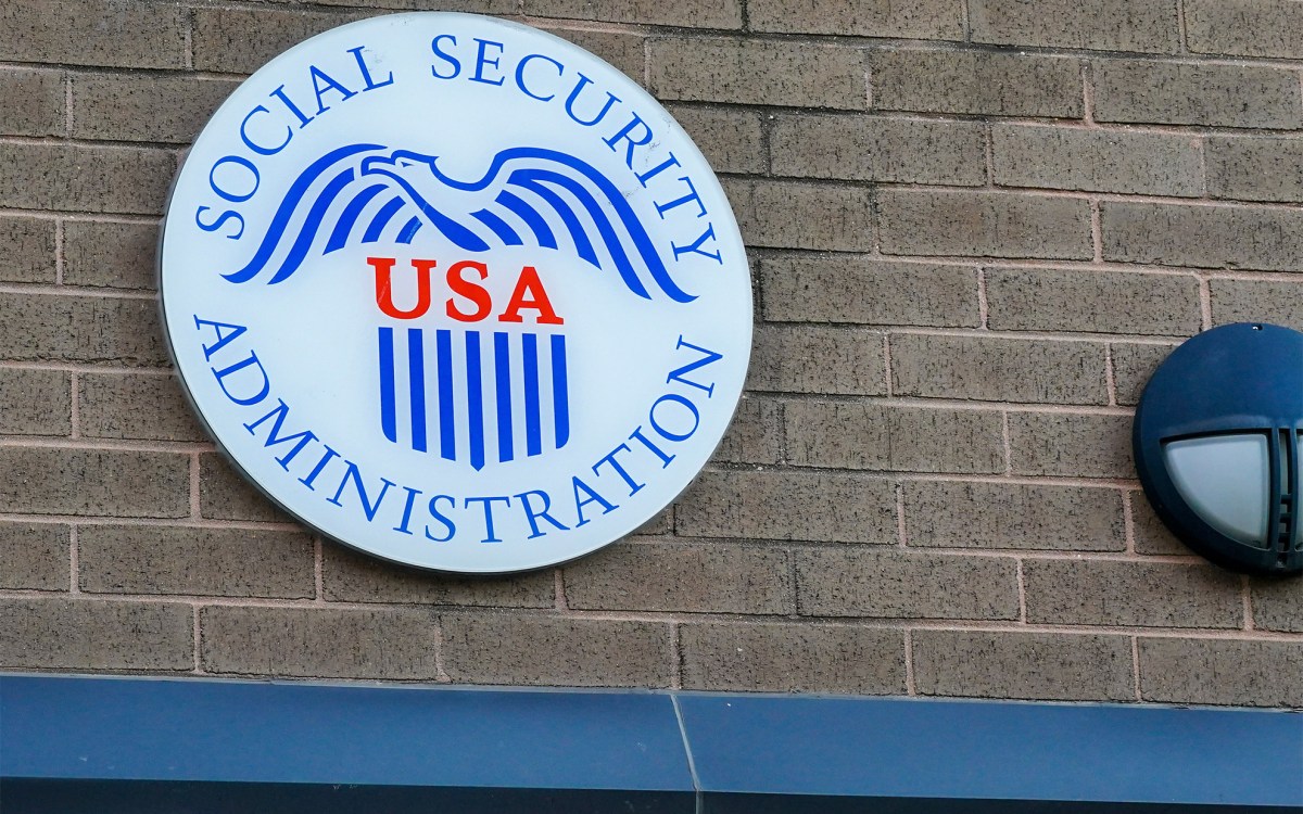 A view of the New York State Social Security Administration ibuilding.