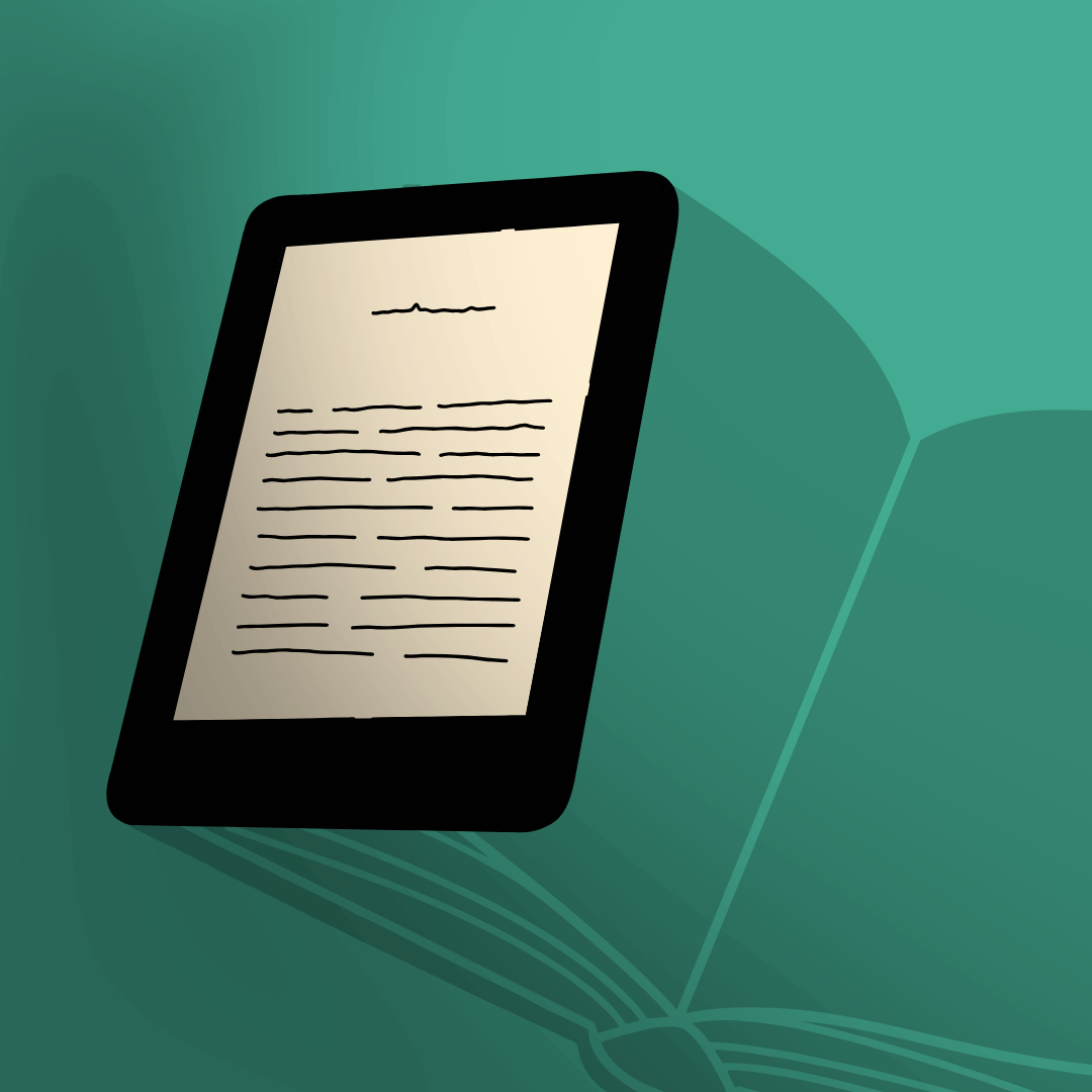 e-reader illustration