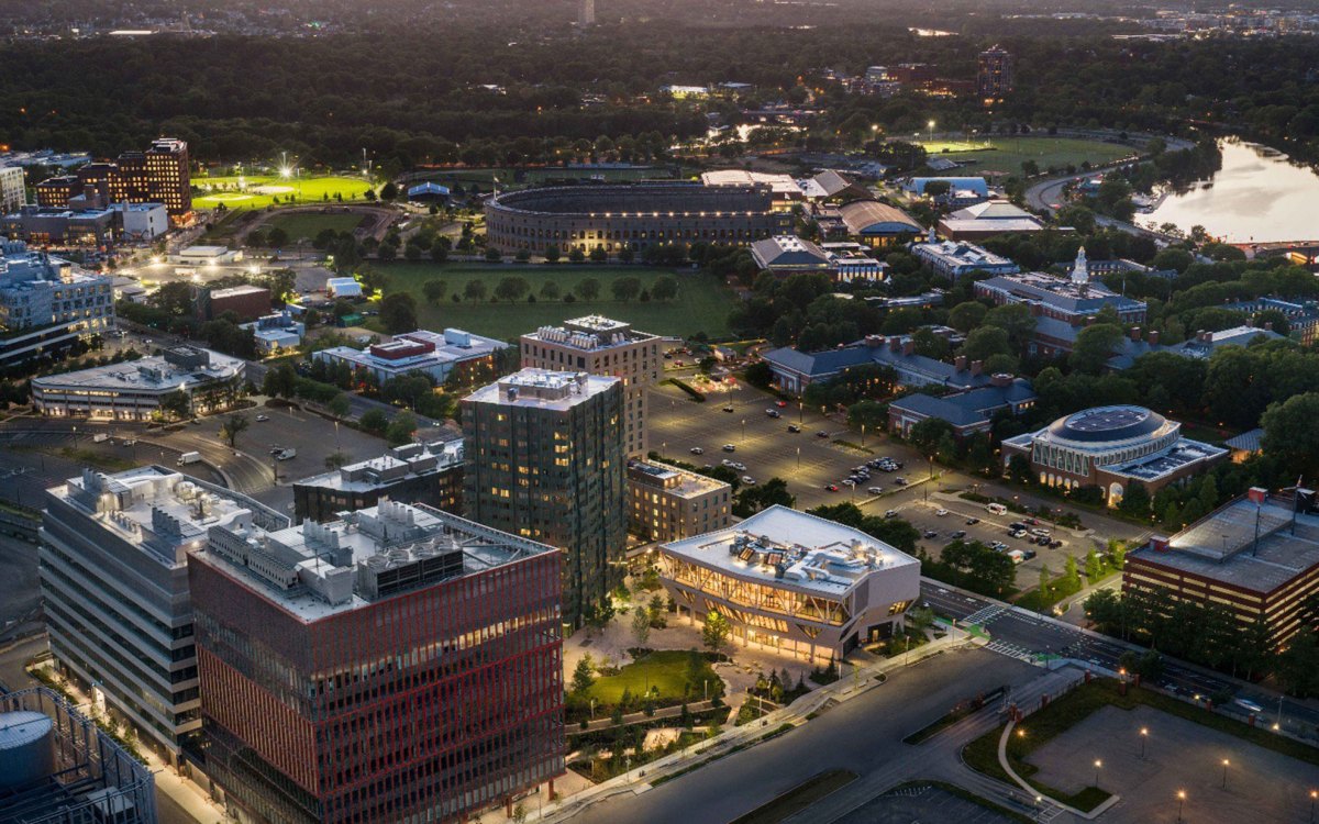Aerial view of ERC.