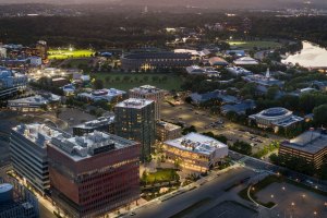 Aerial view of ERC.