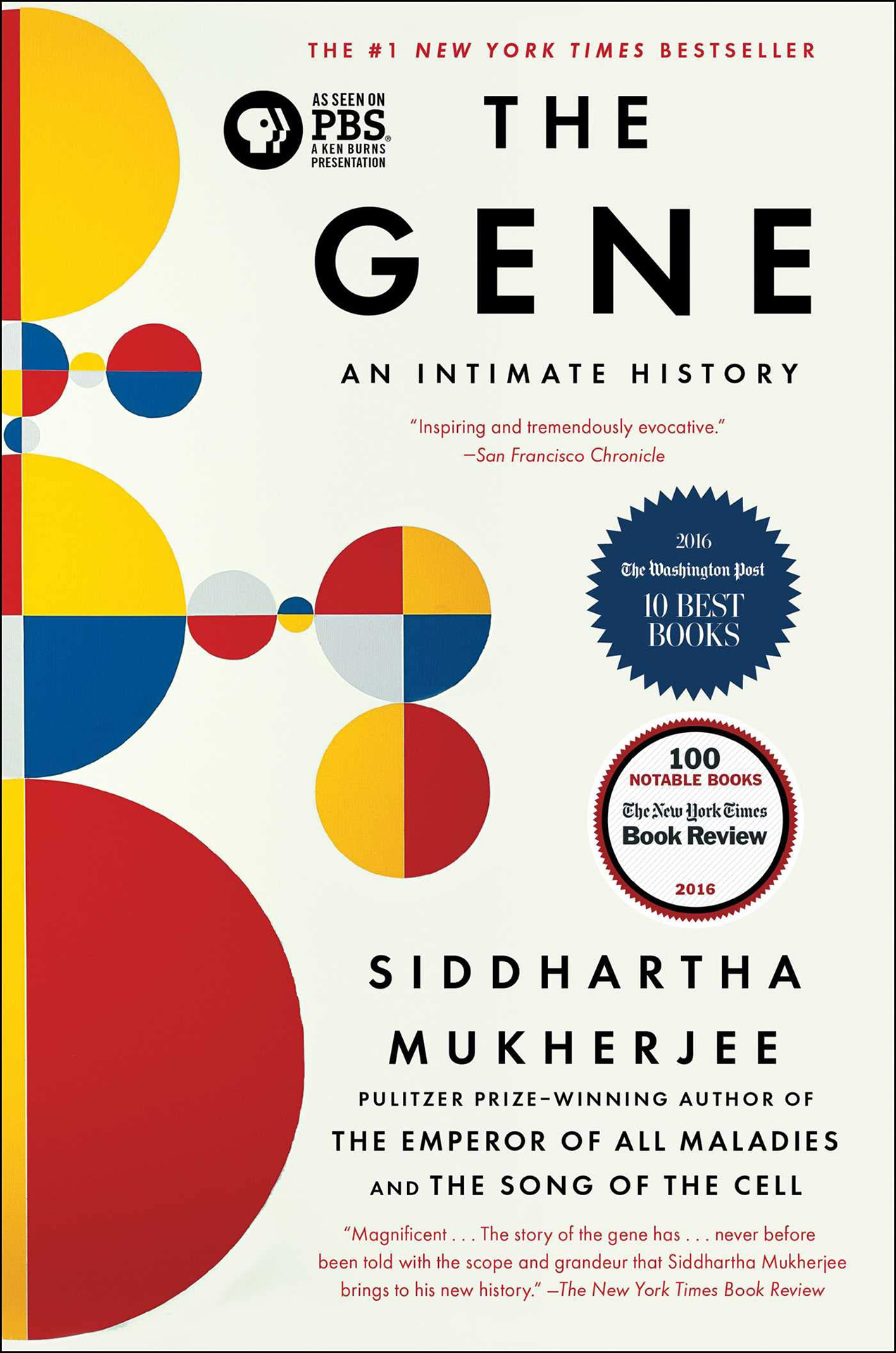 Book cover: "The Gene."