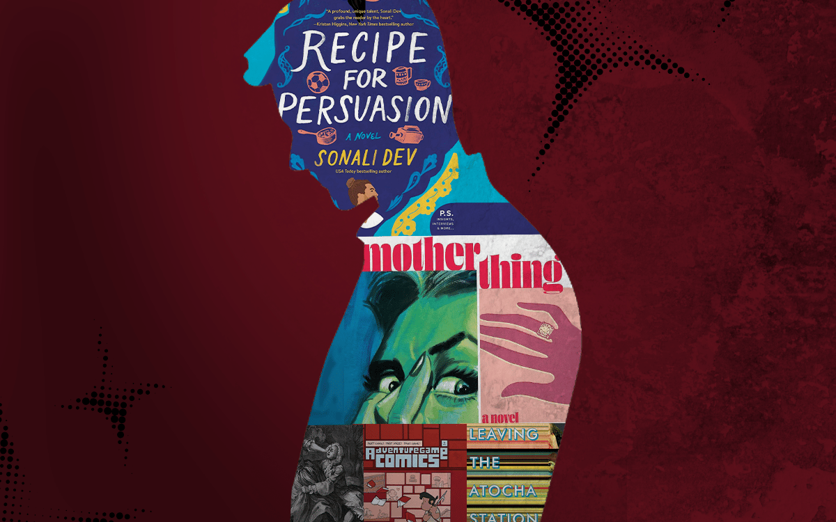 book title collage