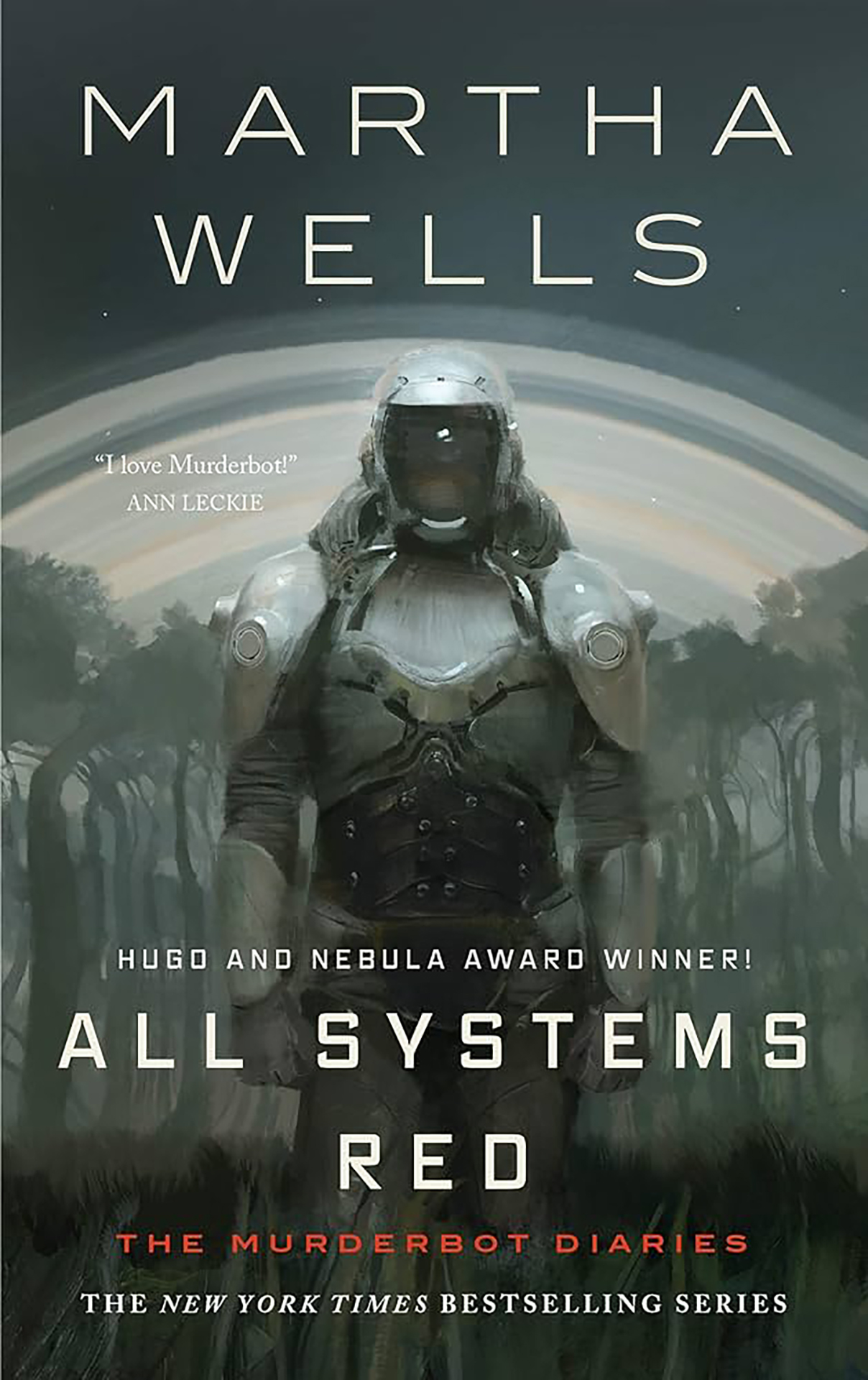 Book cover: "All Systems Red."