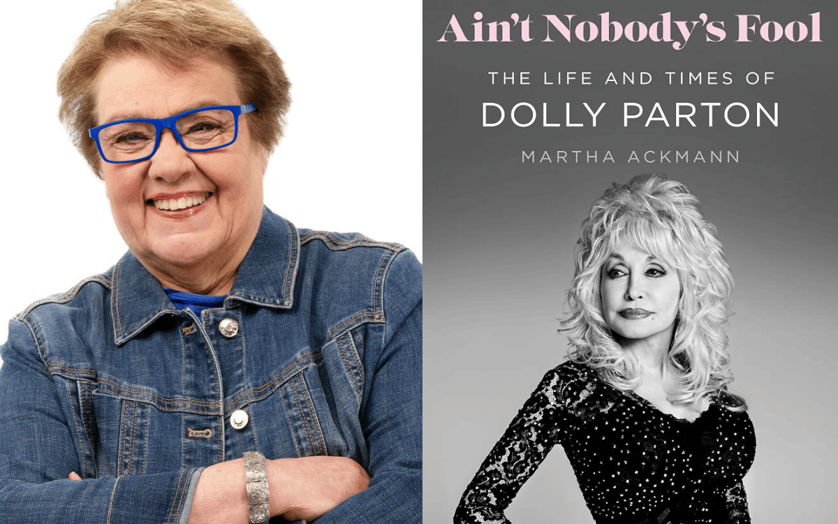 Martha Ackmann and her book cover for "Ain't Nobody's fool."