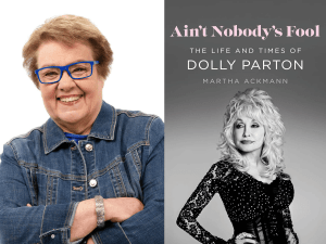 Martha Ackmann and her book cover for "Ain't Nobody's fool."
