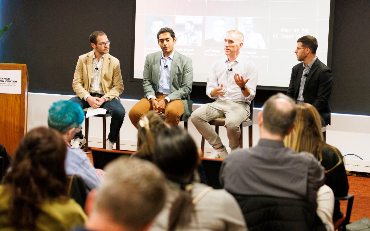Alex Pascal (left), Avijit Ghosh, Jeff Dunn and Amit Goldenberg.
