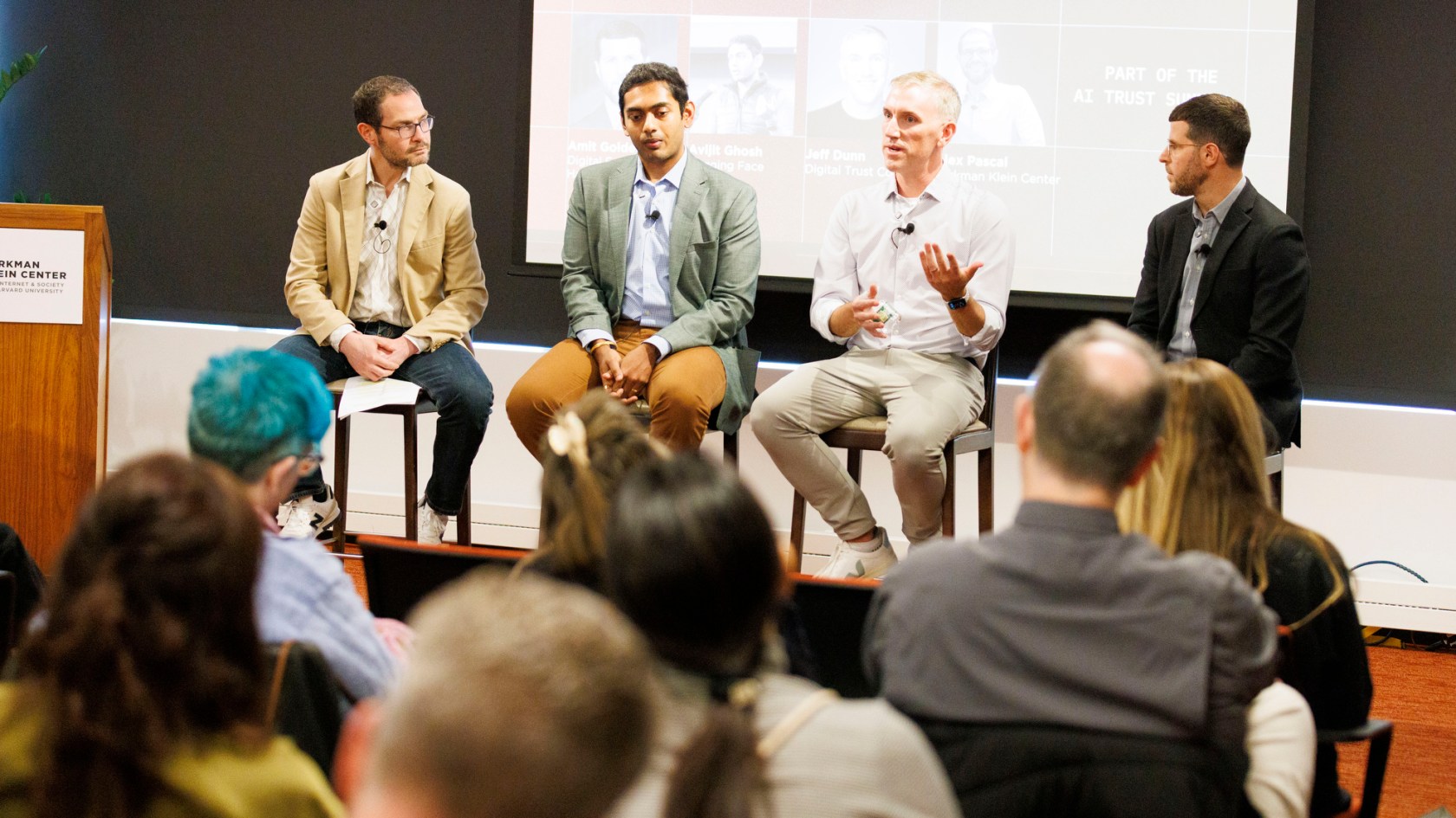 Alex Pascal (left), Avijit Ghosh, Jeff Dunn and Amit Goldenberg. 