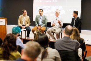 Alex Pascal (left), Avijit Ghosh, Jeff Dunn and Amit Goldenberg.