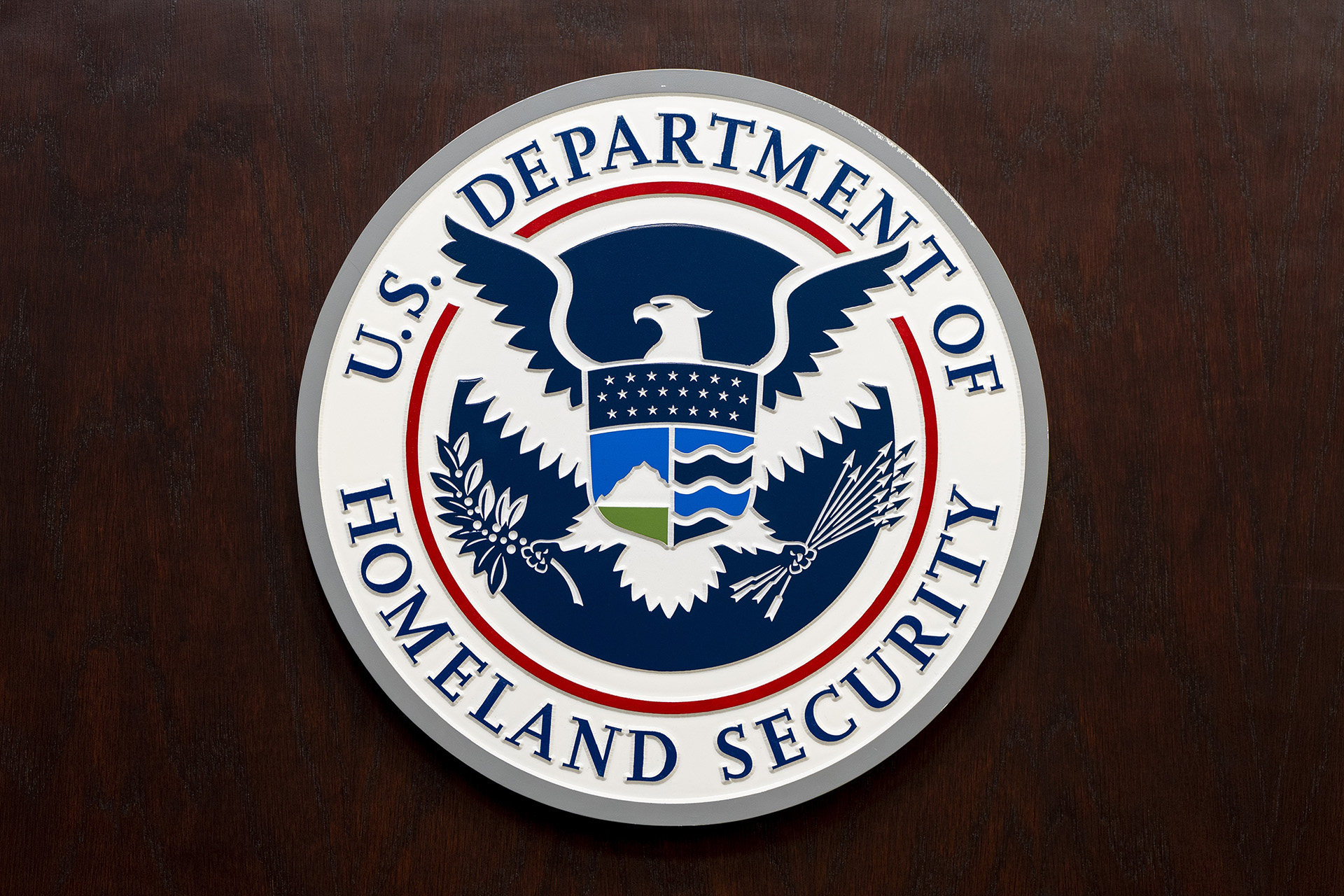 The Department of Homeland Security seal.