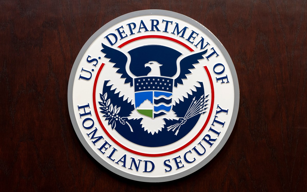 The Department of Homeland Security seal.