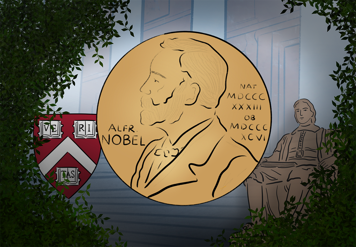 nobel prize, john harvard, veritas 