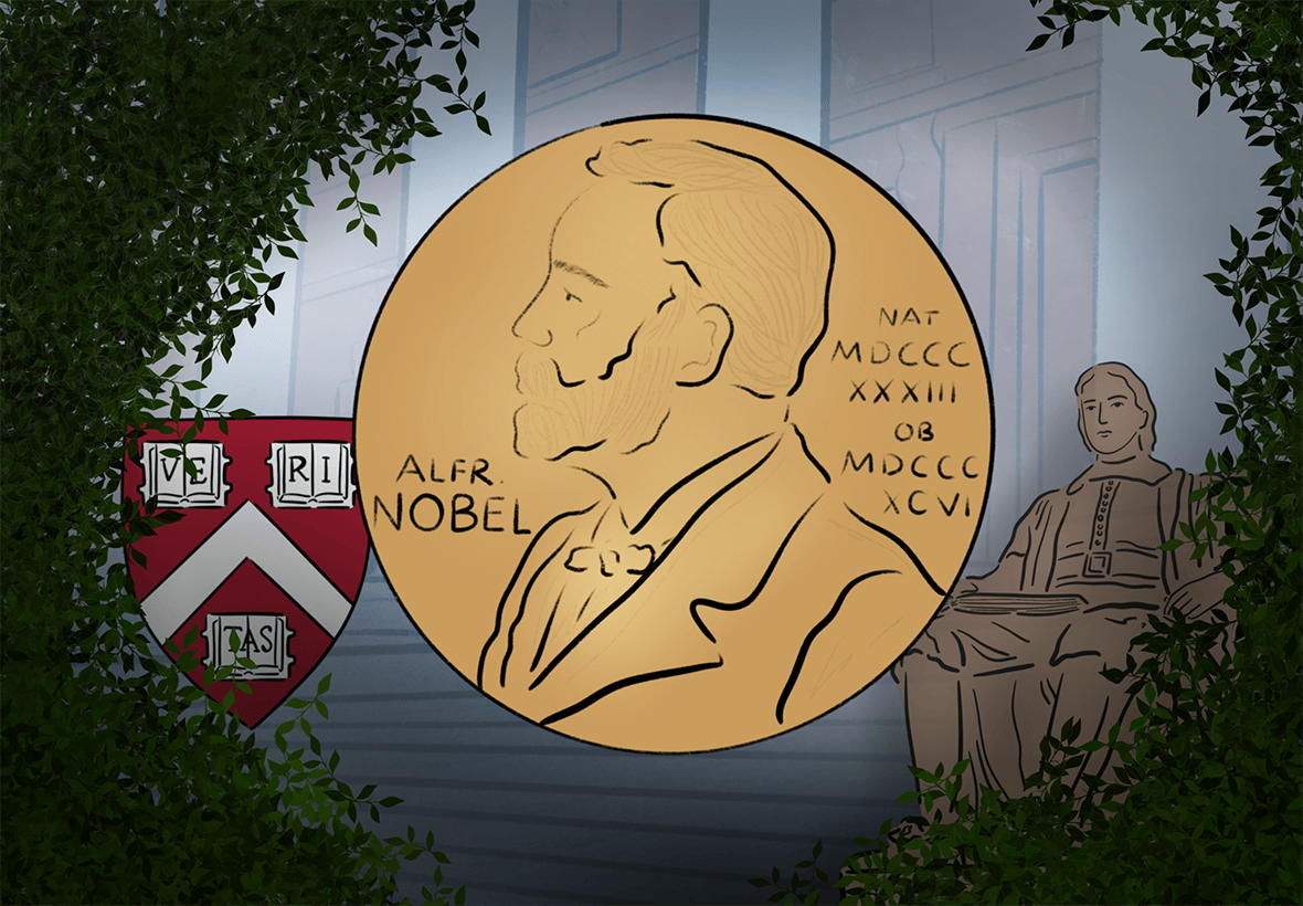 nobel prize, john harvard, veritas