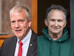 Sen. Dan S. Sullivan (left) and Dan J. Sullivan.