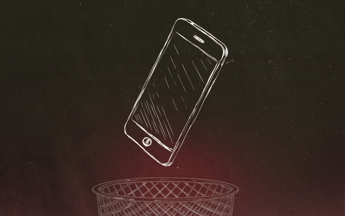 Illustration of iPhone.