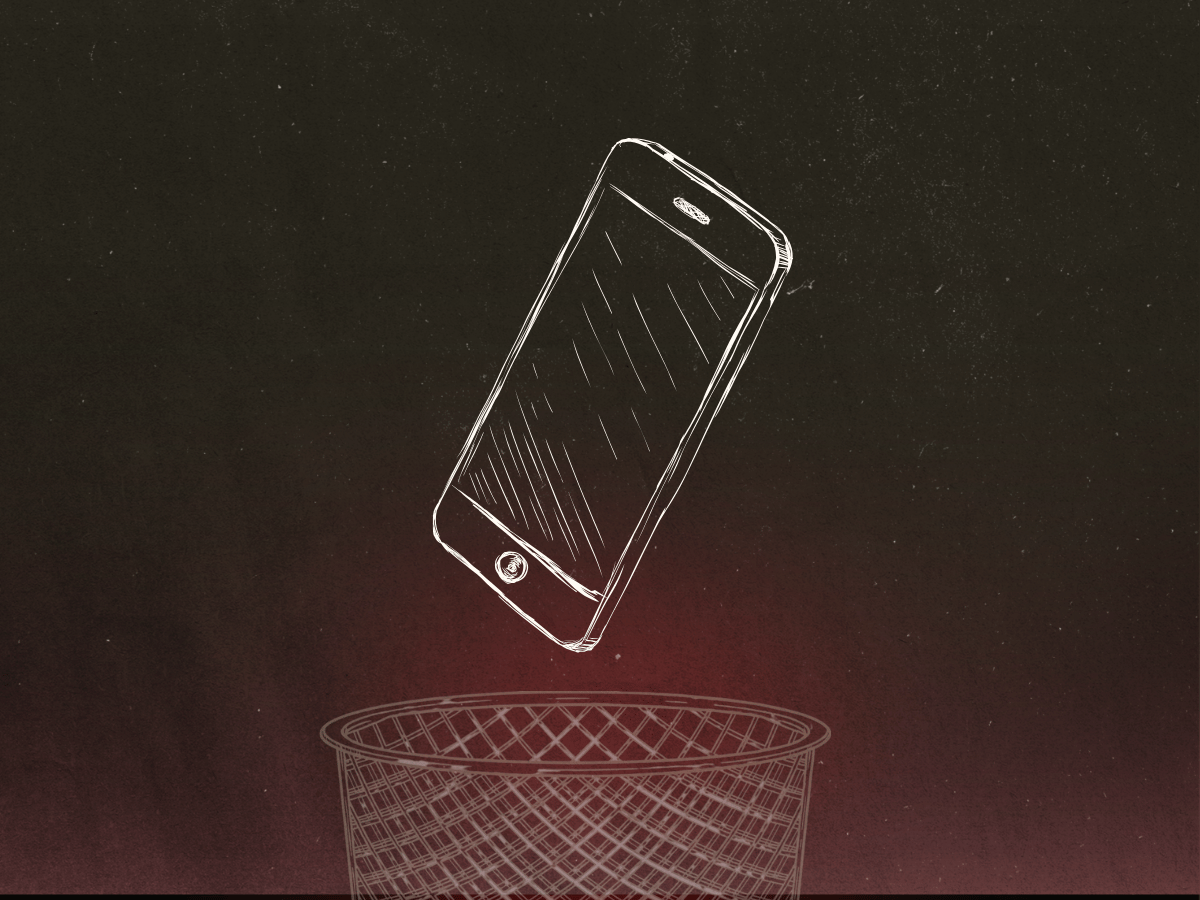 Illustration of iPhone.