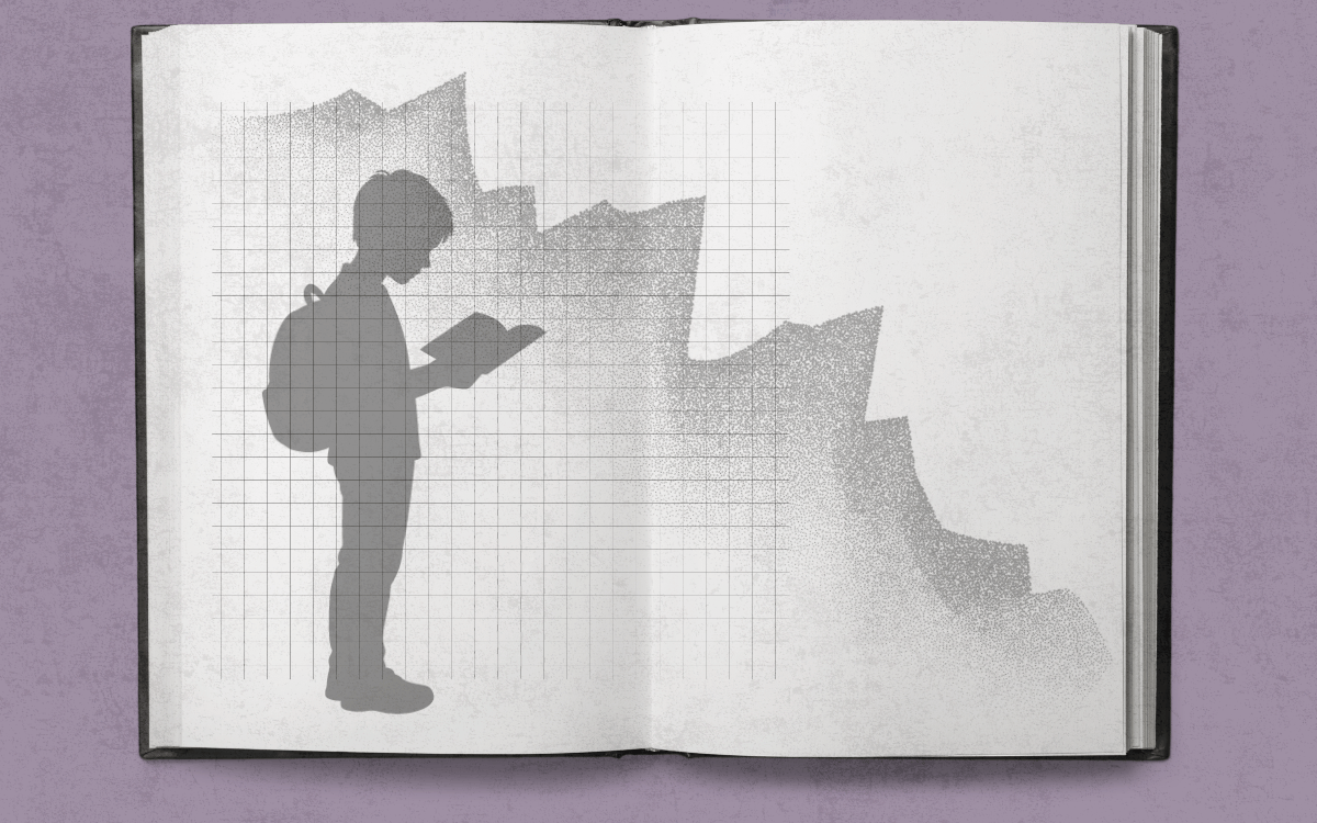 boy reading a book